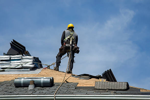 Professional Gutter Installation technician working in Choctaw, OK
